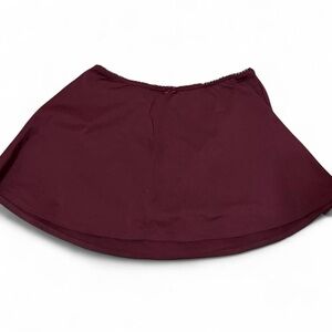 Wild Fable Burgundy Skater Skirt